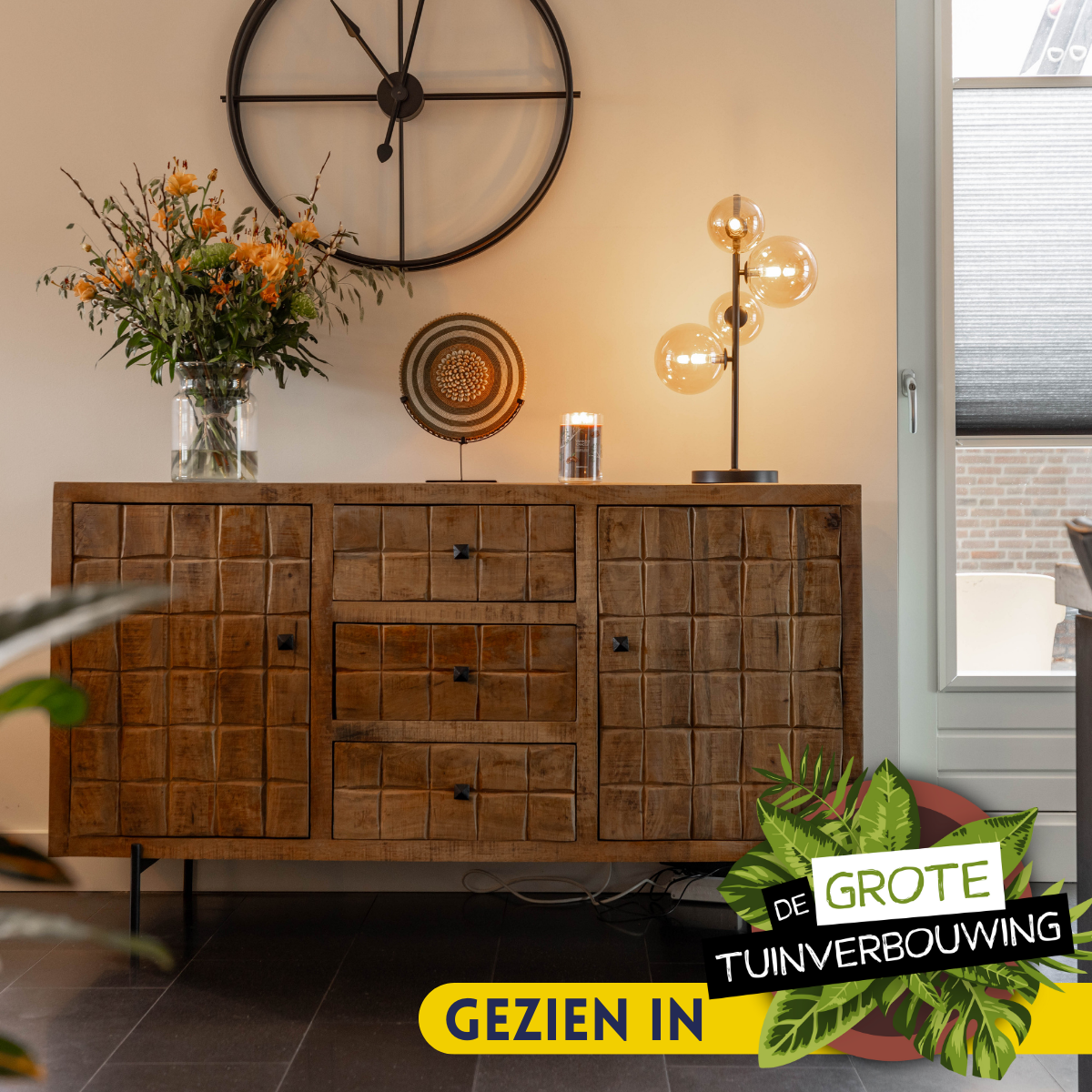 Dressoir Brandy | 160cm | Mangohout