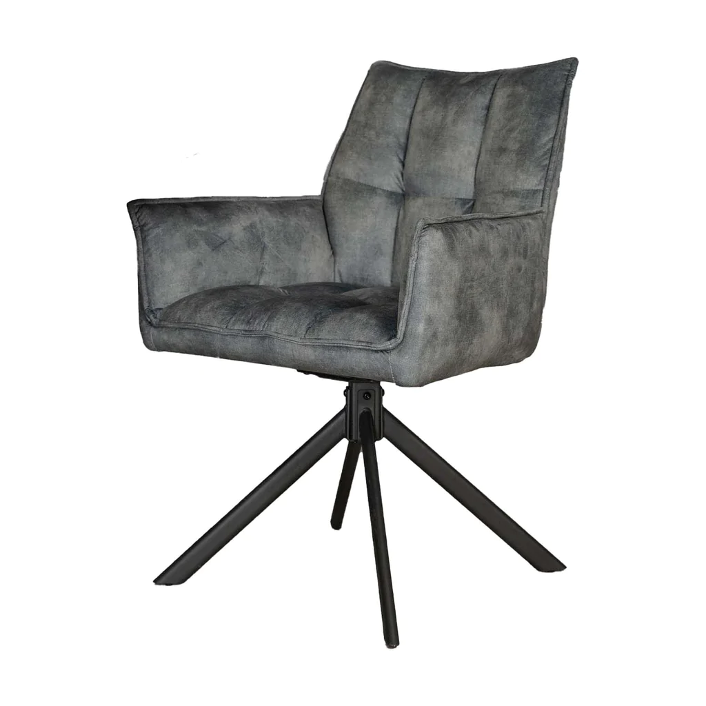 Eetkamerstoel Dani Velvet Blue | Set van 2 | Meerdere kleuren
