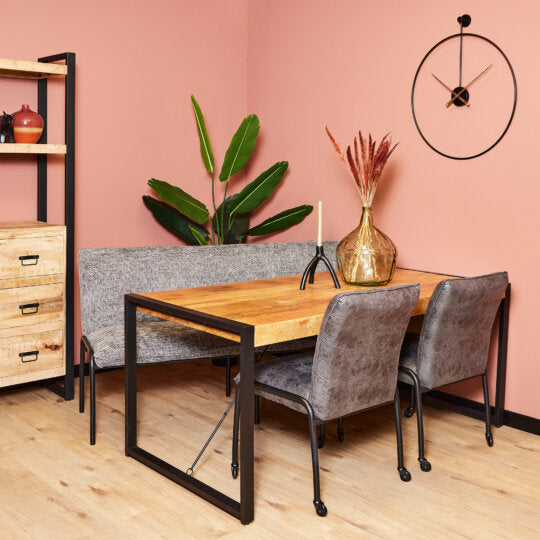 Mangohouten Eettafel Rechthoekig | 140cm | 160cm | 180cm | 200cm