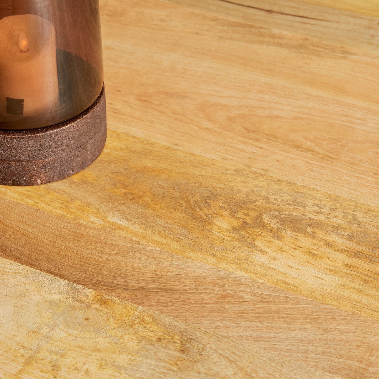 Mangohouten Eettafel Brooklyn Rond 110|120|130|140|150cm