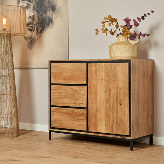 Mangohouten Kabinet Richwood | 100x85cm