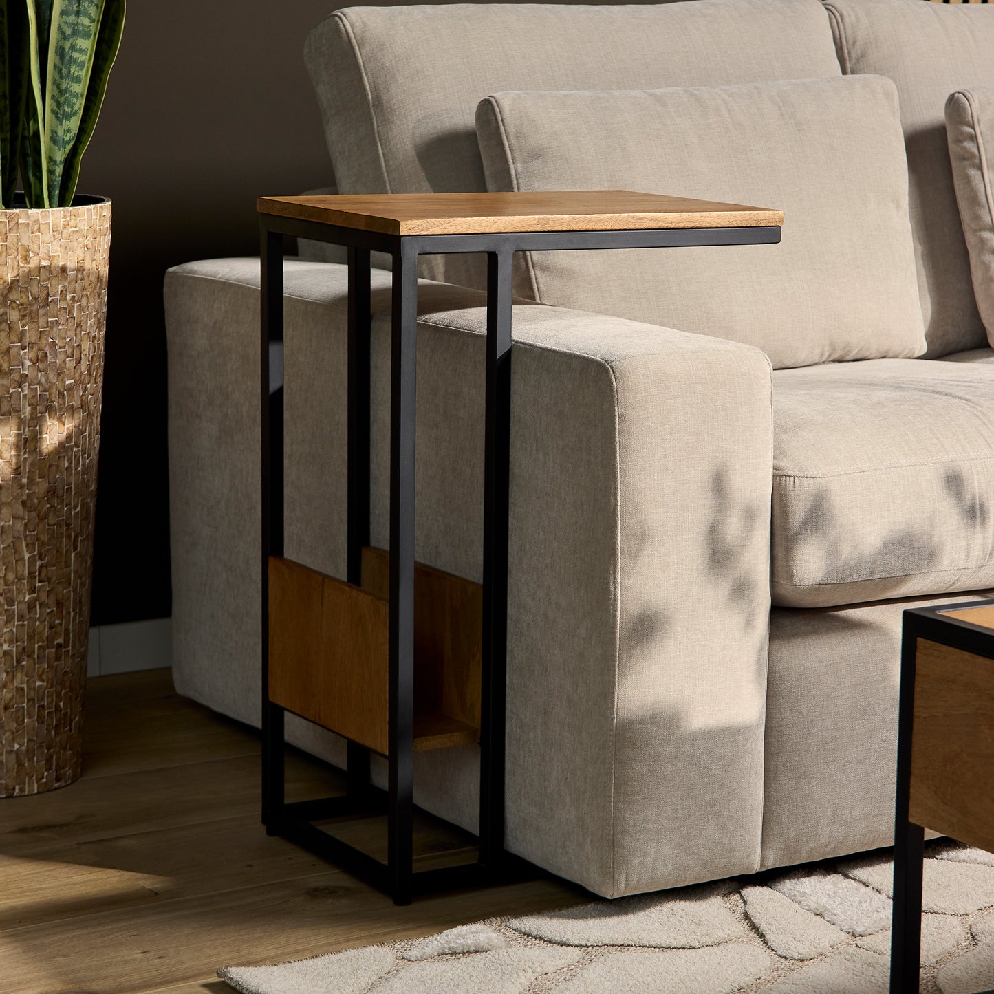 Laptoptafel | Slider | 72cm Hoog | Mangohout