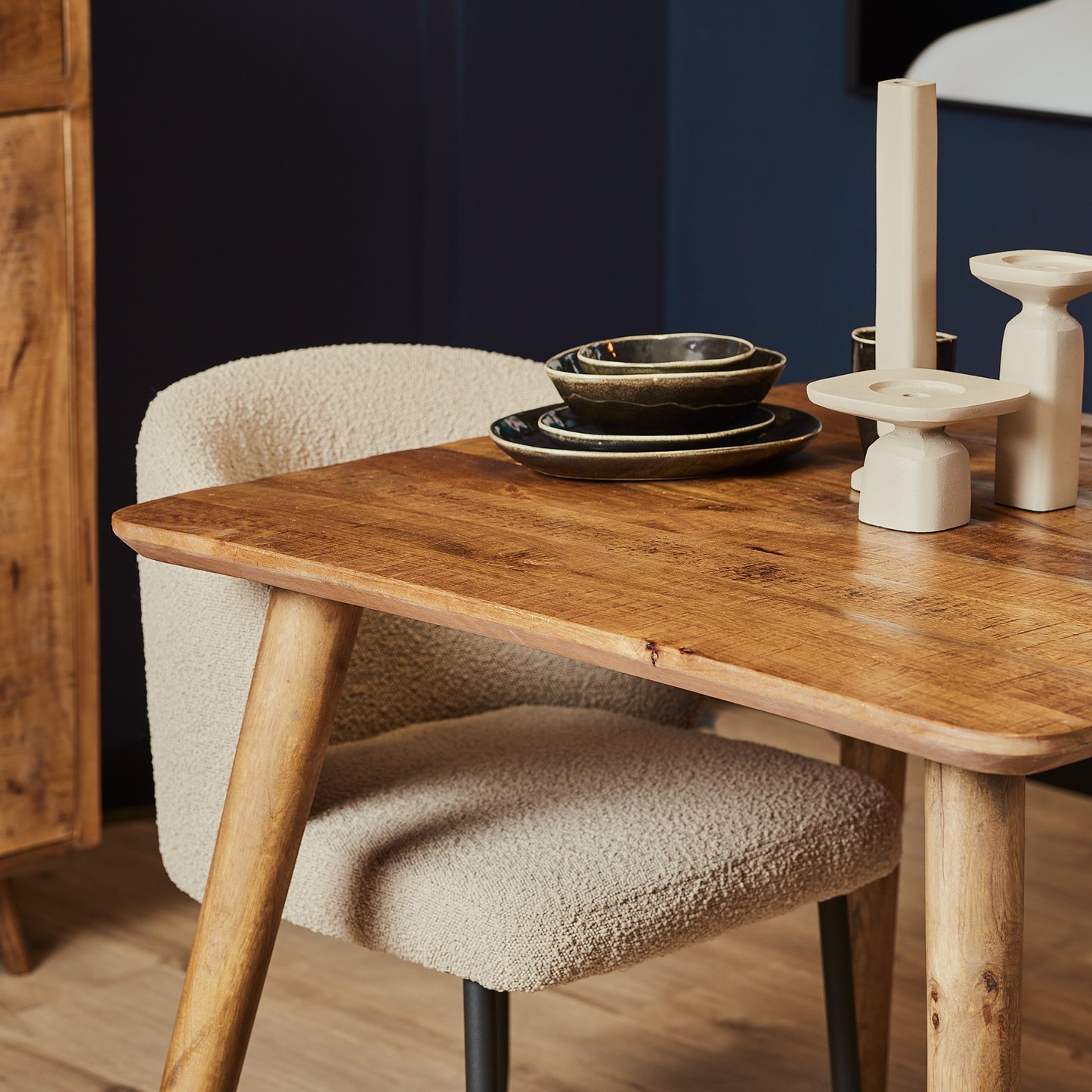 Eettafel Omaha Vierkant 90x90cm | 2 kleuren