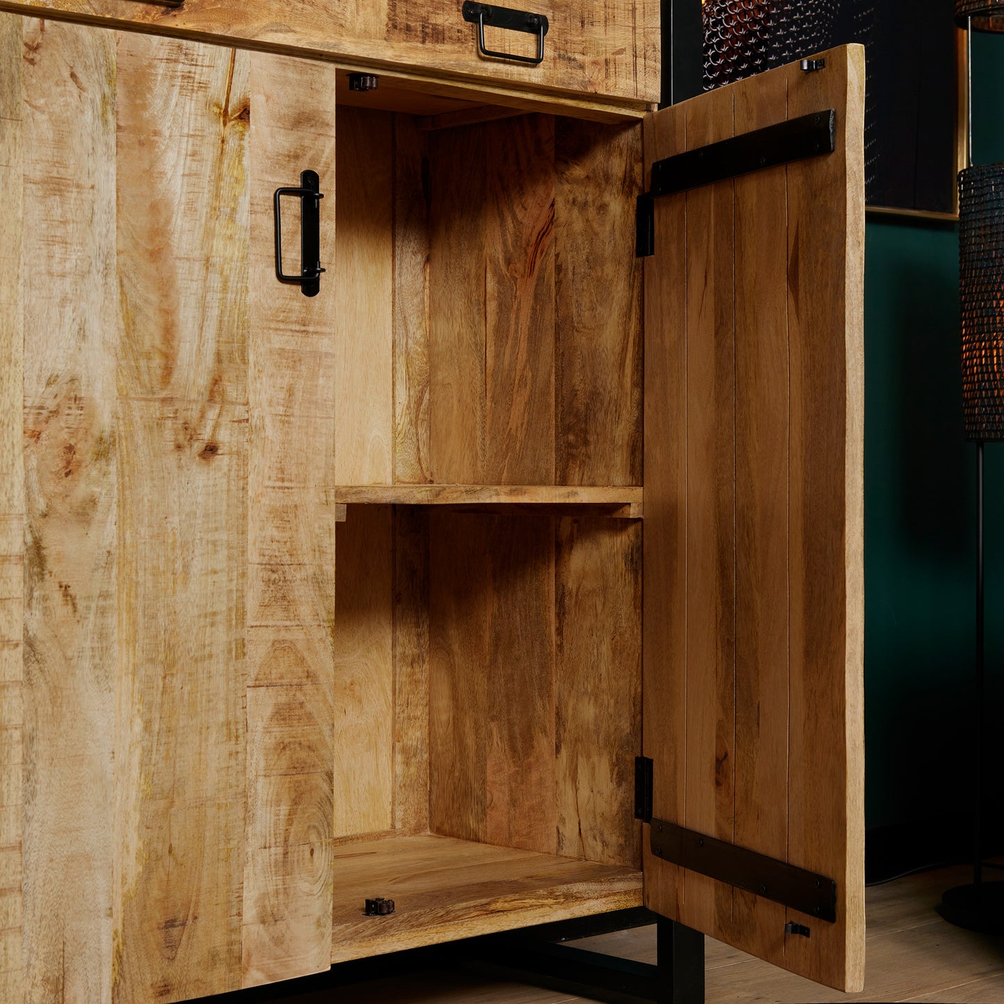 Mangohouten Kabinet Boaz | 100x115cm