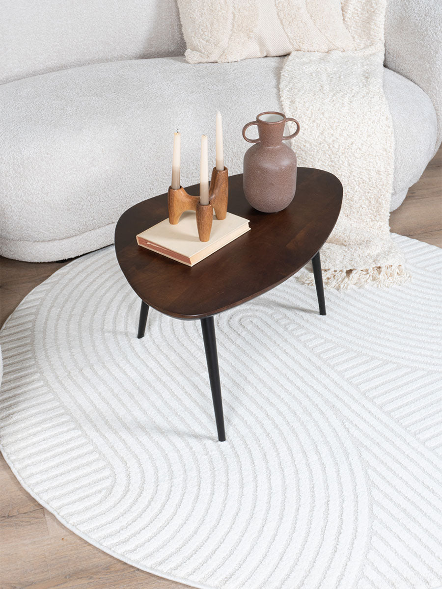 Rond Vloerkleed Margot Off White | 160cm | 200cm