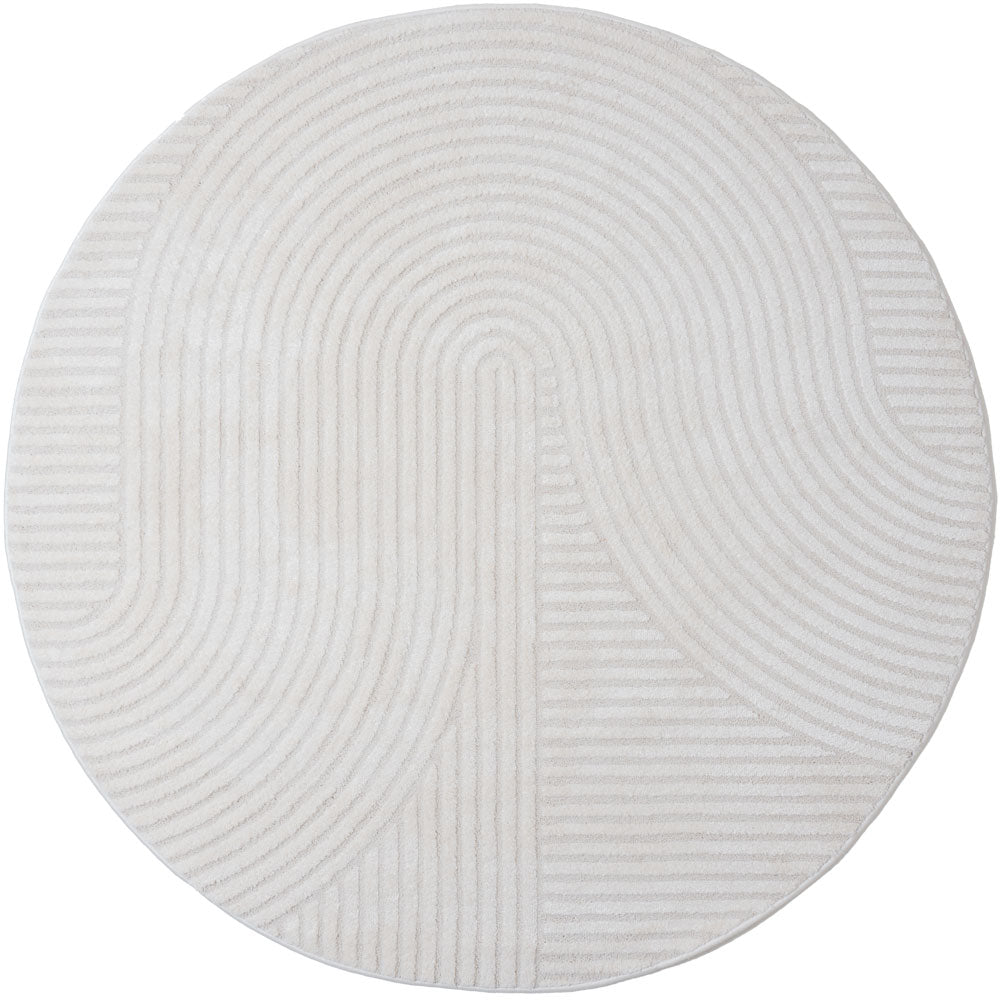 Rond Vloerkleed Margot Off White | 160cm | 200cm