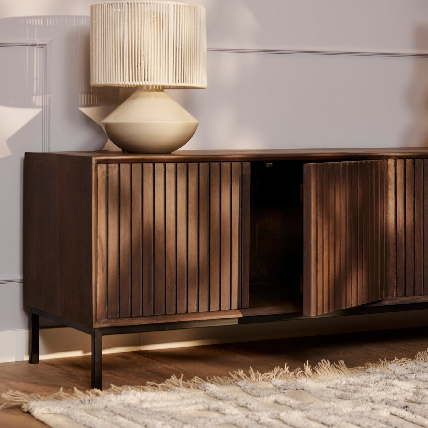 Tv Meubel Madison Walnut | 165cm