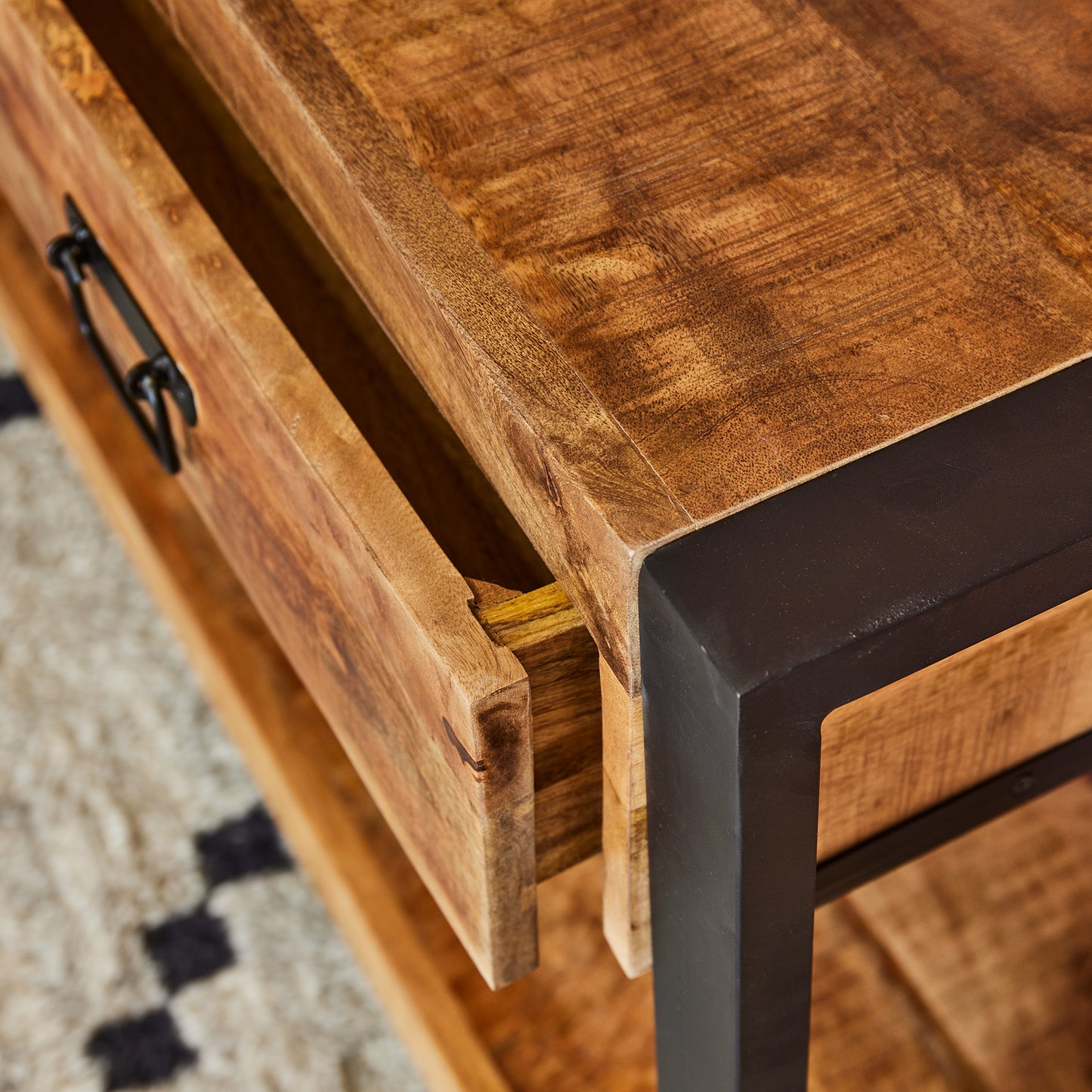 Sidetable Wandkast Mangohout | 120cm | 150cm | 180cm