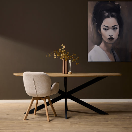 Eiken Eettafel Cloud | 180cm