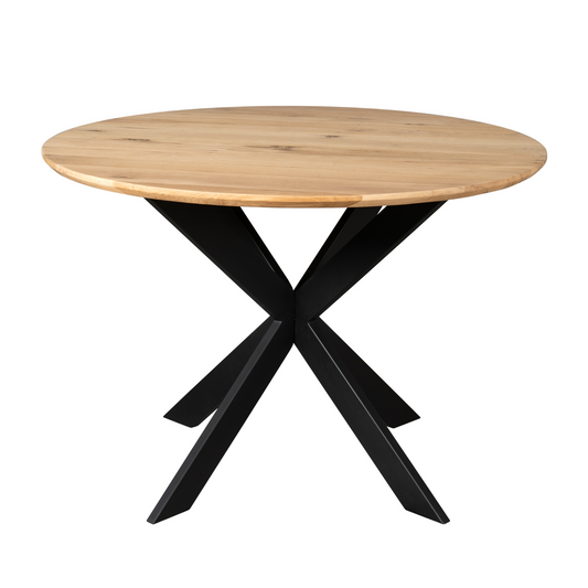 Ronde Eiken Eettafel Ferris | 110cm | 130cm